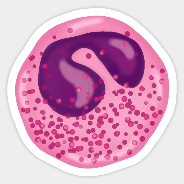 Eosinophil Sticker by ymaruchan